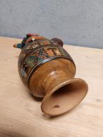 Vintage Peruaans Cusco keramiek panfluit speler, Antiek en Kunst, Ophalen of Verzenden