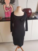 Nieuw! mooie zwarte jurk van Juffrouw Jansen maat 42!, Nieuw, Maat 42/44 (L), Knielengte, Zwart
