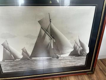 Schitterend afbeelding in mooie lijst van Beken of Cowes beschikbaar voor biedingen
