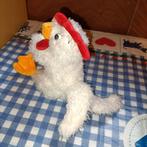 Anna Club Plush witte kip knuffel Ricky Rooster zittend 15cm, Ophalen of Verzenden, Nieuw