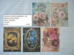 👍nu 0,40: vintage plaatjes bloemen 126 ( alleen verzenden, Hobby en Vrije tijd, Scrapbooking, Ophalen, Nieuw, Versiering of Embellishment