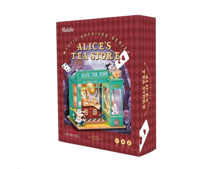 Robotime Alice's Tea Store DG156 Bouwpakket Nieuw, Hobby en Vrije tijd, Modelbouw | Overige, Nieuw, Groter dan 1:32, Ophalen of Verzenden