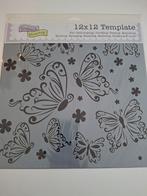 Vier nieuwe mask stencils van TCW 30cm x 30cm, Ophalen of Verzenden, Nieuw, Frame of Mal, Overige merken