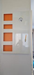 Ikea Magnetisch Whiteboard met Klok, Ophalen, Zo goed als nieuw, Analoog, Wandklok