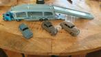 Dinky Toys car transporter met 3 dinky toys modellen., Hobby en Vrije tijd, Modelauto's | 1:43, Ophalen of Verzenden, Gebruikt