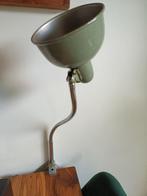 Vintage Groene Bureaulamp met Flexibele Arm, Ophalen of Verzenden