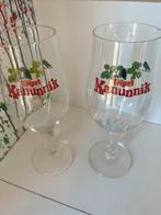 Tripel Kanunnik bierglazen set van 2 glazen, Verzamelen, Biermerken, Ophalen of Verzenden, Nieuw, Glas of Glazen, Overige merken
