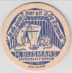 1 HEINEKEN DE RATTEVAL HEERLEN BIERVILTJE, Verzamelen, Biermerken, Ophalen of Verzenden, Gebruikt, Viltje(s), Heineken