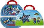 Super Mario Tekenkoffer - 51 Delig, Kinderen en Baby's, Ophalen of Verzenden, Nieuw, Knutselen