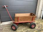 Houten bolderkar - goede banden, Ophalen, Gebruikt
