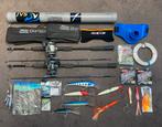 Complete zeevis set jigging trolling Okuma Abu Garcia, Ophalen of Verzenden, Zo goed als nieuw, Complete set