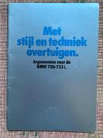 Nederlandse interne Argumenten brochure BMW 7-serie E23 1977, Ophalen of Verzenden, Zo goed als nieuw, BMW, BMW