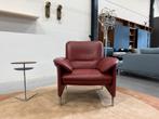 Als nieuw Leolux Castanea fauteuil Ceras Maroon Stoel Design, Huis en Inrichting, Fauteuils, Leolux, 75 tot 100 cm, Ophalen of Verzenden
