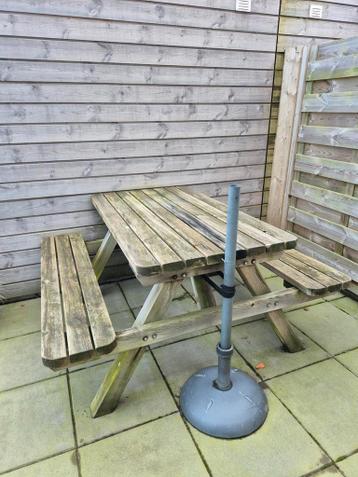 Houten Picknickbank