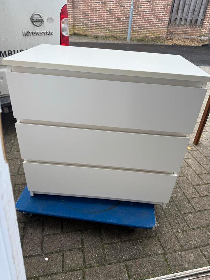 IKEA Malm ladekast, Huis en Inrichting, Kasten | Dressoirs, Zo goed als nieuw, 50 tot 100 cm, 25 tot 50 cm, Met lade(s), Kunststof