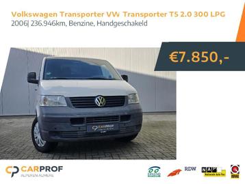 Volkswagen Transporter VW Transporter T5 2.0 300 LPG beschikbaar voor biedingen