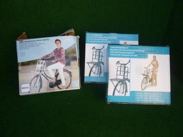 3 x nieuwe voor dragers voor fiets bakkersrek retro 25,00 beschikbaar voor biedingen