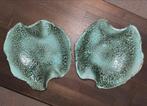 2 excl. aardewerk decoratie schalen, Ophalen of Verzenden, Zo goed als nieuw, Rond, Steen of Aardewerk