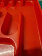 bestekbak rood vintage, Huis en Inrichting, Keuken | Keukenbenodigdheden, Ophalen of Verzenden