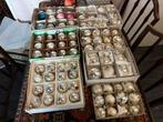 84 Oude Kerstballen Zilver Gesuikerd, Diversen, Kerst, Ophalen of Verzenden, Gebruikt
