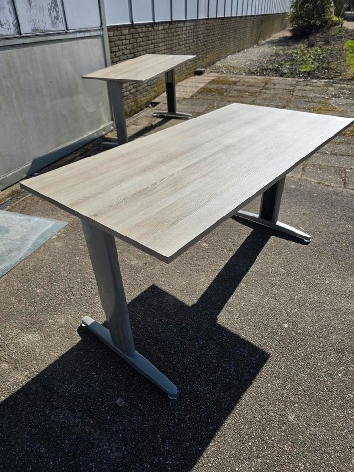 Bureau's 160x80      10 stuks, Huis en Inrichting, Bureaus, Zo goed als nieuw, In hoogte verstelbaar, Ophalen of Verzenden