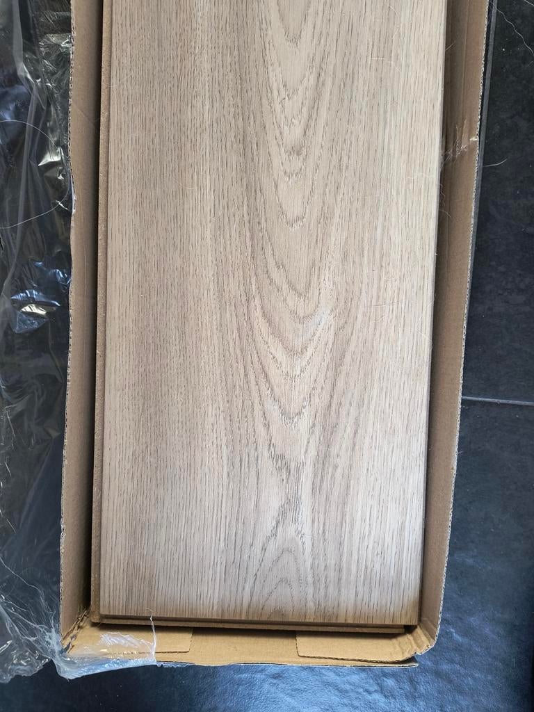 Bruynzeel Laminaat Zinderend Zand - 6 Planken (1,8 m2), Doe-het-zelf en Verbouw, Vloerdelen en Plavuizen, Ophalen, Kunststof, Gebruikt