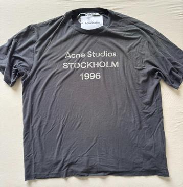 Acne Studios Stockholm 1996 T-Shirt - Zwart - Maat L beschikbaar voor biedingen