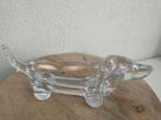 Vintage Glazen Teckel voor kleine snoepjes,bonbons etc, Ophalen of Verzenden