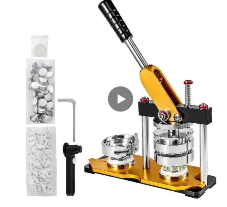 Button machine - buttons  - 25mm tot 78mm, Verzamelen, Speldjes, Pins en Buttons, Nieuw, Ophalen of Verzenden