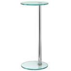 Gispen bijzettafel GT 720, Huis en Inrichting, Glas, Rond, Gebruikt, 45 tot 60 cm