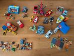 Grote set Playmobil (politie, brandweer, boot en helikopter), Ophalen, Gebruikt