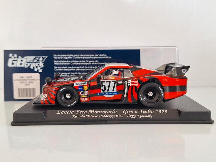 Fly Lancia Beta Montecarlo Giro Di Italia 1979 Ricardo Patre, Kinderen en Baby's, Speelgoed | Racebanen, Nieuw, Racebaan, Elektrisch