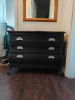 Zwart barok/modern buikkastje, Huis en Inrichting, Ophalen, Gebruikt, Barok, 50 tot 100 cm