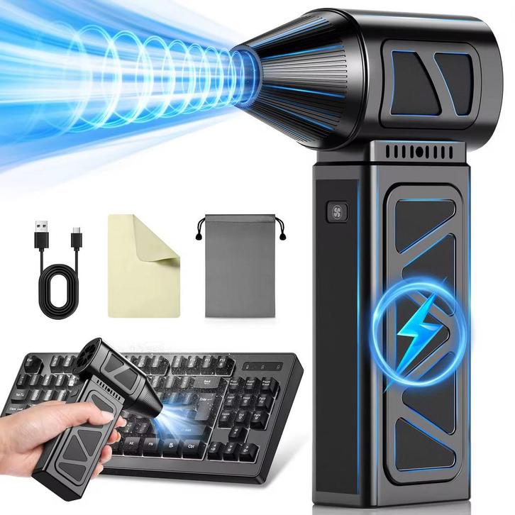 Krachtige Air Duster - 130000 RPM, Computers en Software, Overige Computers en Software, Nieuw, Ophalen of Verzenden