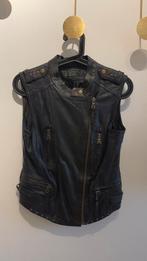 Oakwood leren gilet - Maat S - Nieuwstaat, Kleding | Dames, Bodywarmers, Ophalen, Zo goed als nieuw, Maat 36 (S), Zwart
