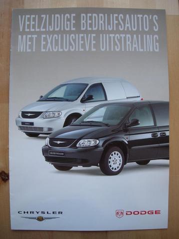 Chrysler Voyager & Dodge Ram Van Brochure 2002 - Grand beschikbaar voor biedingen