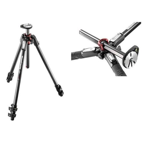 Manfrotto 190cxpro3 carbon statief, Audio, Tv en Foto, Fotografie | Statieven en Balhoofden, Zo goed als nieuw, Driepoot, Ophalen of Verzenden