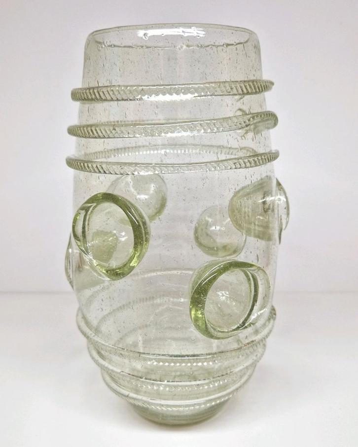 Groen glazen Duimenglas / Daumenglas, Nederland / Duitsland., Antiek en Kunst, Antiek | Glas en Kristal, Ophalen of Verzenden