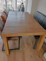 Eettafel hout, Ophalen, Gebruikt, 50 tot 100 cm, Vijf personen of meer