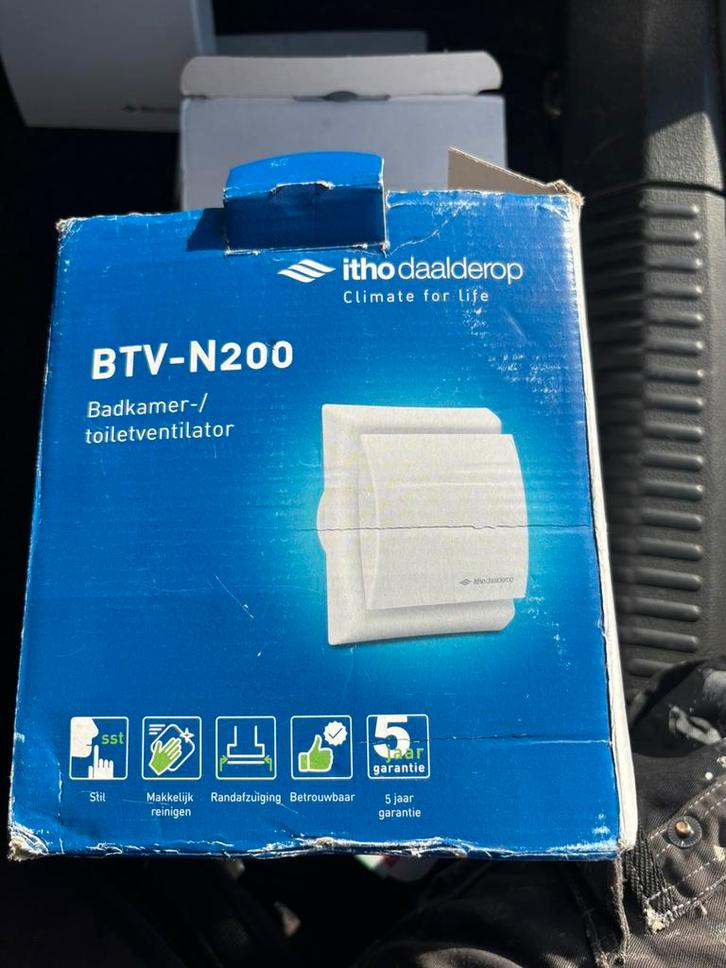 Itho Daalderop BTV-N200 badkamer/toiletventilator, Doe-het-zelf en Verbouw, Ventilatie en Afzuiging, Zo goed als nieuw, Afzuiger