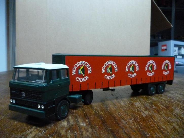 DAF 2800 Woodpecker Cider, Hobby en Vrije tijd, Modelauto's | 1:50, Zo goed als nieuw, Bus of Vrachtwagen, Lion Toys, Ophalen of Verzenden