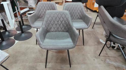 ⚠️LET OP⚠️Industriële eetkamerstoel Remco PU Leer Antraciet, Huis en Inrichting, Stoelen, Nieuw, Vijf, Zes of meer stoelen, Hout