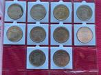 Serie met 10 x 2,5 Gulden Zilver 1929 t/m 1943 Wilhelmina, Verzenden, Zilver, Koningin Wilhelmina, Losse munt