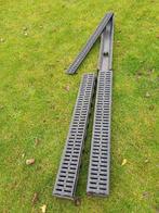 Afvoergoot / lijngoot 3 meter donkergrijs, Ophalen, Gebruikt, Pvc, 60 tot 80 mm