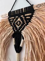 Wanddecoratie, handgemaakt, raffia, macramé, Ophalen of Verzenden, Nieuw