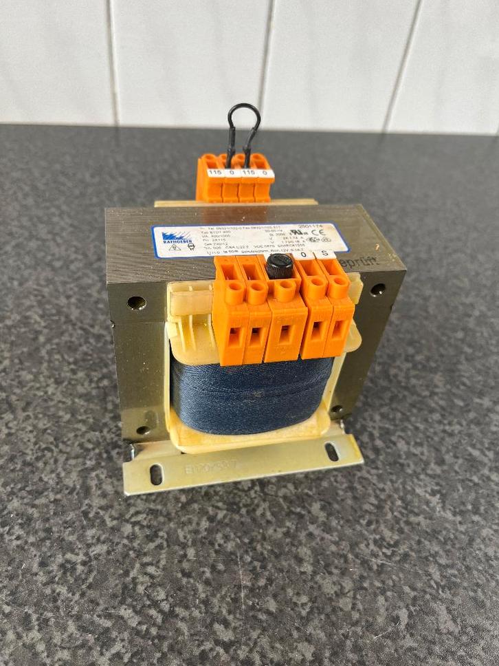 Rathgeber trafo , transformator ETDT400 . 2x115v - 230 , 12v, Hobby en Vrije tijd, Elektronica-componenten, Gebruikt, Ophalen of Verzenden