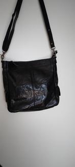 Zwart leren schoudertas spikes&sparrow, Ophalen, Zo goed als nieuw, Zwart