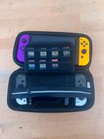 Nintendo Switch OLED + 4JoyCons + 7 Topgames + Transporthoes, Spelcomputers en Games, Ophalen of Verzenden, Gebruikt, Switch OLED