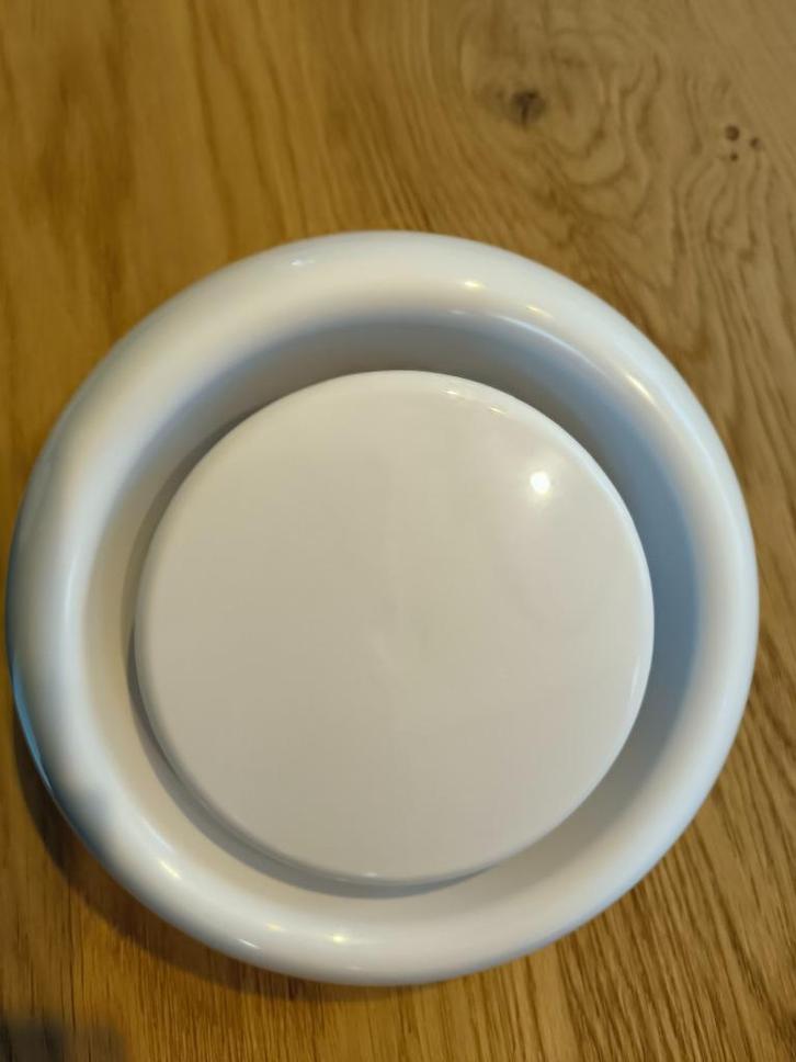 Itho - 4 x nieuwe afzuigroosters - 125 mm - kleur RAL 9010, Doe-het-zelf en Verbouw, Ventilatie en Afzuiging, Nieuw, Ventilator en Afzuiger