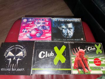 Hardcore collectie cd’tjes 5x beschikbaar voor biedingen